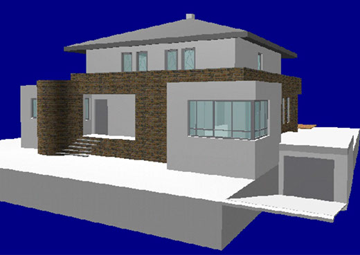 Neubau Wohnhaus Porta Westfalica Nord