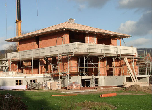 Neubau Wohnhaus Porta Westfalica Suedwest