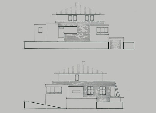Neubau Wohnhaus Porta Westfalica Entwurf