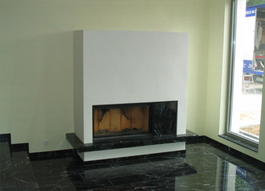 Neubau Einfamilienhaus Hannover Kirchrode Kamin