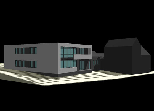 Neubau Therapiezentrum Landkreis Hildesheim CAD Studie 1