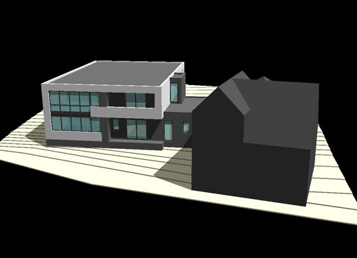 Neubau Therapiezentrum Landkreis Hildesheim CAD Studie 3