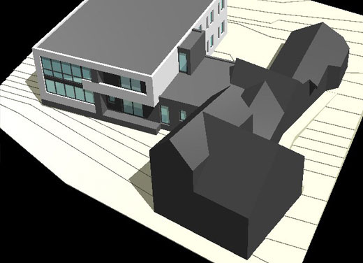 Neubau Therapiezentrum Landkreis Hildesheim CAD Studie 4