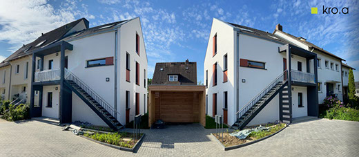 Neubau Niedrigenergiehaus Hannover Seelhorster Garten Suedost